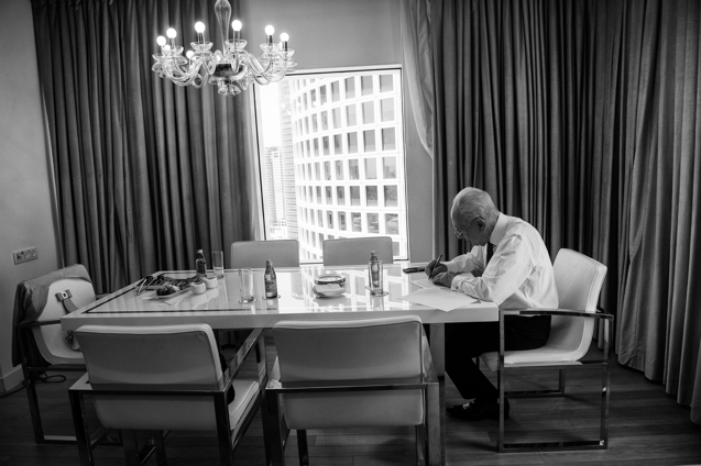 “When his term ended in 2014, Mr. Peres moved from the presidential residence to a modest apartment he owns in Tel Aviv and continued to promote his ideas on medical research, teaching English in Israeli kindergartens and providing free food for children until age 3.” (NYT)